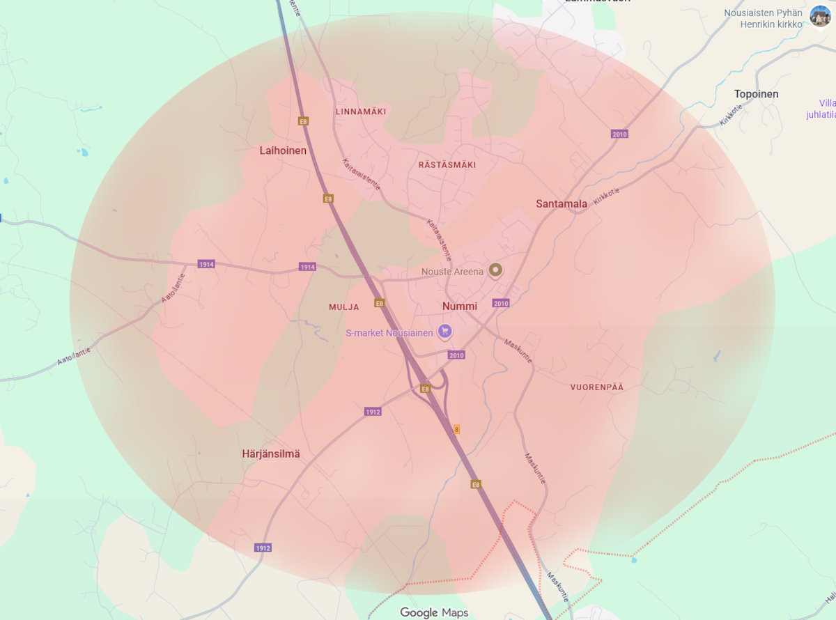 Toiminta-alueena Nousiaisten keskusta Nummi sekä ympäröivät kylät ja asuma-alueet kuten esim. Rästäsmäki, Linnanmäki, Vuorenpää ja Santamala.